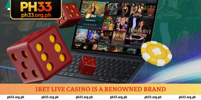 1BET Live Casino is a renowned brand