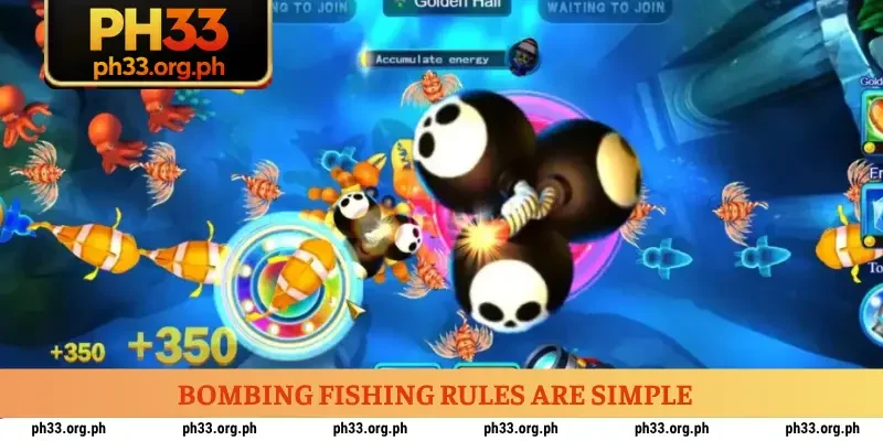 Bombing Fishing rules are simple