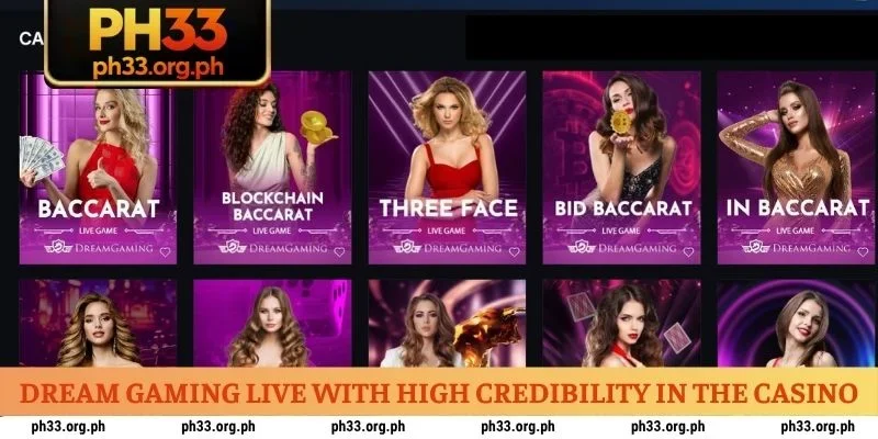 Dream Gaming Live with high credibility in the casino field