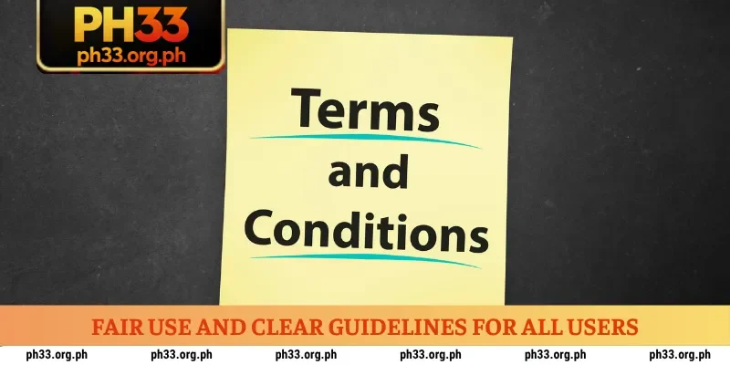 Fair use and clear guidelines for all users
