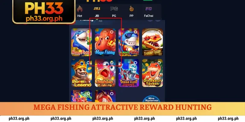 Mega Fishing attractive reward hunting
