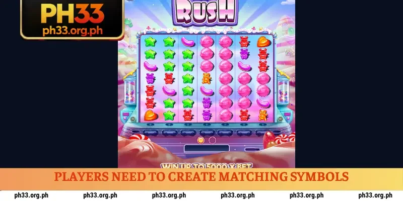 Players need to create matching symbols