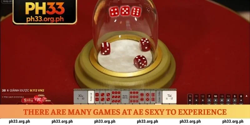 There are many games at AE Sexy to experience
